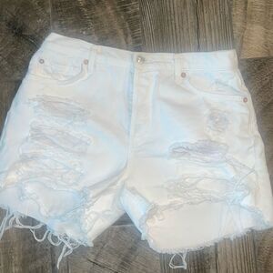 Nwt We The Free destructed white shorts